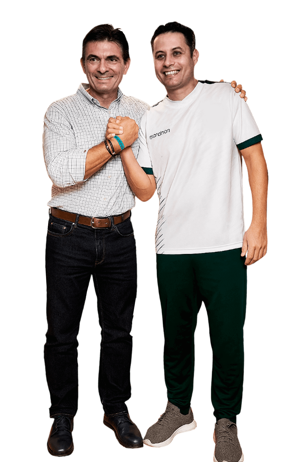 Rodrio Paz y Edman Lara